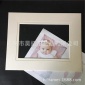 定做logo赠品礼品卡纸相框 装裱相框卡纸 带V槽卡纸画框内衬加工